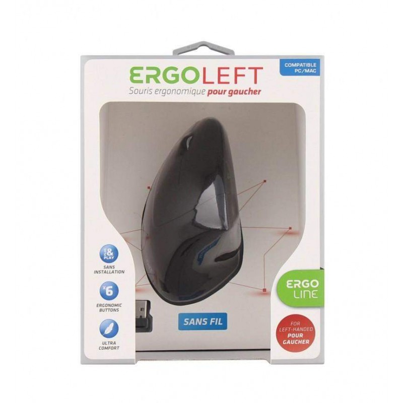 ERGO NEXT: SOURIS ERGONOMIQUE VERTICALE SANS FIL POUR DROITIER