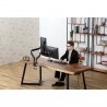 Support REKT EZ-2 Black 2 écrans-[product_reference]-Betterwork - Solutions ergonomiques - Télétravail