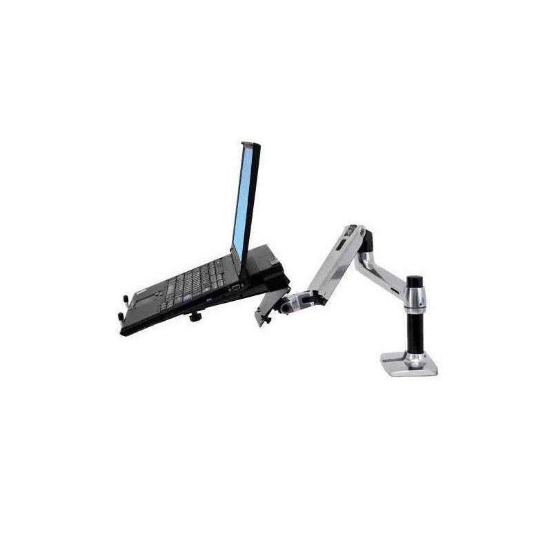 Bras d'écran avec support ordinateur portable - 1 Bras d'écran avec support ordinateur portable - 1