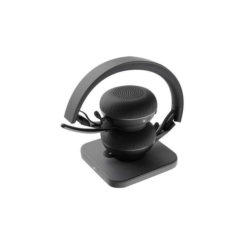 MCL Casque stéréo filaire avec micro et contrôle du volume - USB