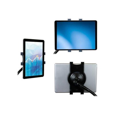 Support col de cygne pour tablette de 6.5" à 7.8" avec fixation de bureau - Rotation 360 ° - kit de montage