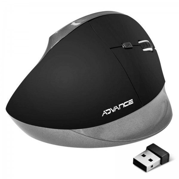 ADVANCE VERTICAL PLUS BLACK wireless ergonomic mouse
