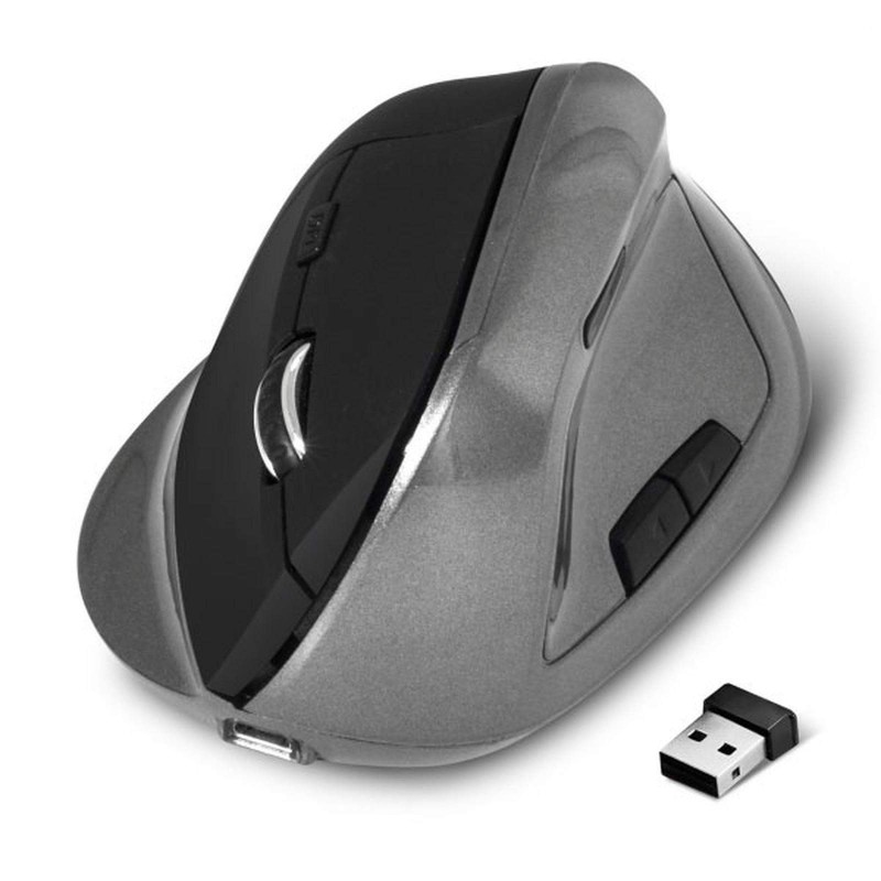 Tapis de Souris avec Repose-poignet Ergonomique, Port Connect - Noir -  Français