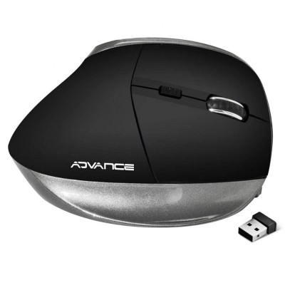 Souris ergonomique sans fil ADVANCE VERTICAL PLUS BLACK