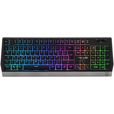 Pack CLAVIER/SOURIS THE G-LAB COMBO TUNGSTEN (Souris / Clavier / SANS FIL)