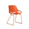 Chaise design AERIS Numo avec Châssis de dérapage-[product_reference]-Betterwork - Solutions ergonomiques - Télétravail