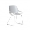 Chaise design AERIS Numo avec Châssis de dérapage-[product_reference]-Betterwork - Solutions ergonomiques - Télétravail