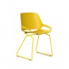 Chaise design AERIS Numo avec Châssis de dérapage-[product_reference]-Betterwork - Solutions ergonomiques - Télétravail