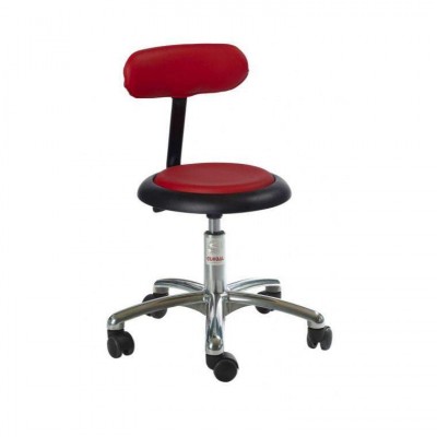 Tabouret Micro Alu50 avec dossier TA2 SIEGES