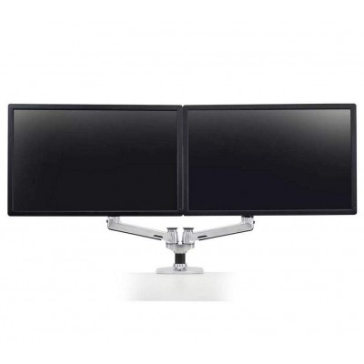 Bras double écran ergotron Argent-[product_reference]-Betterwork - Solutions ergonomiques - Télétravail