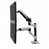 Bras bi-écrans superposés Ergotron Argent-[product_reference]-Betterwork - Solutions ergonomiques - Télétravail