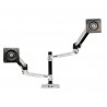 Bras bi-écrans superposés Ergotron Argent-[product_reference]-Betterwork - Solutions ergonomiques - Télétravail