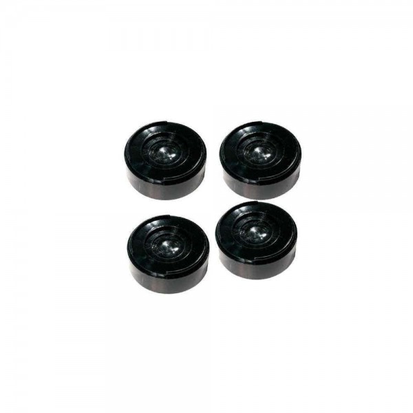 Lot de 4 cales de rehausseurs de bureau - Couleur Noir