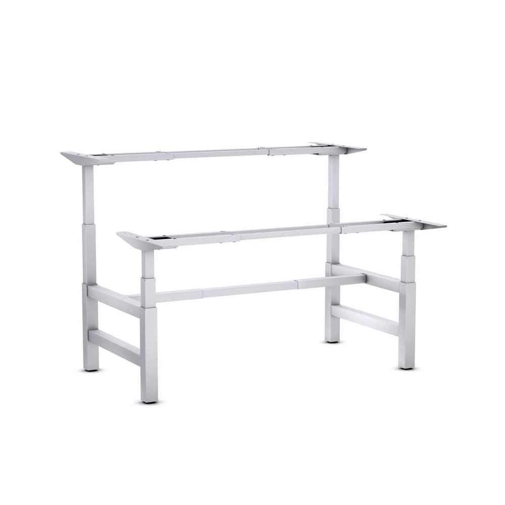 Double bureau assis debout PRO 470 SLS Bench-[product_reference]-Betterwork - Solutions ergonomiques - Télétravail