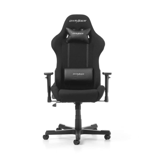 Assento para PC para jogos DXRacer Formula F01-N - Preto/Tecido/3D