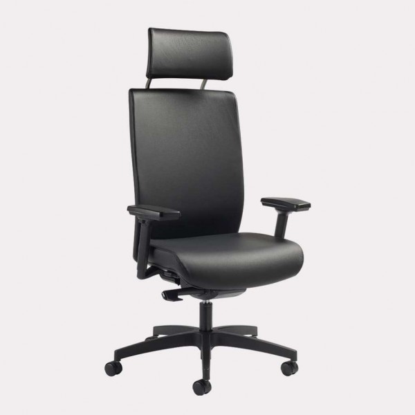 Cadeira executiva com apoio de cabeça GGI Kio direção 8201
