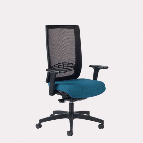 Office chair with mesh backrest and without headrest GGI KIO 8221