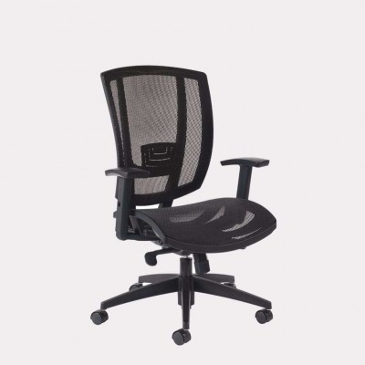 Siège de bureau avec assise et dossier résille GGI Avro 3121