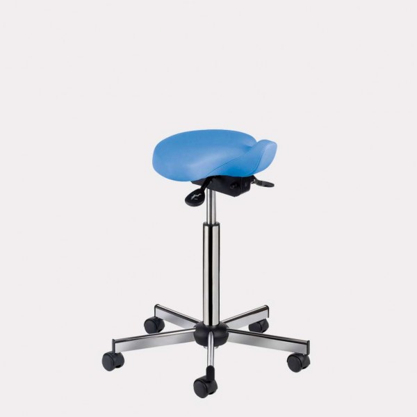 Saddle stool with lever control GGI Labo Selle 9215