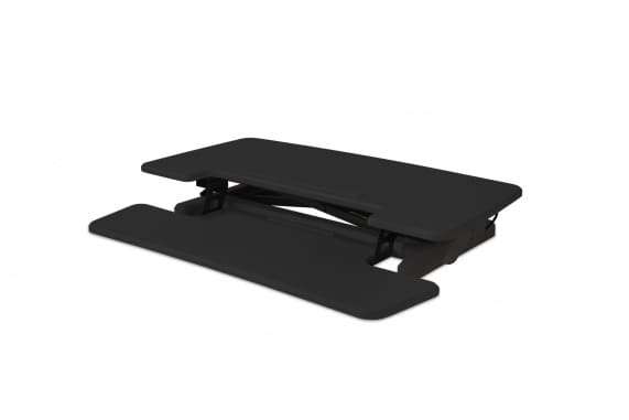 Station assis debout BAKKER ELKHUIZEN Sit-Stand Desk Riser2 Noir-[product_reference]-Betterwork - Solutions ergonomiques - Télét