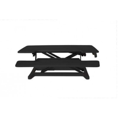 Station assis debout BAKKER ELKHUIZEN Sit-Stand Desk Riser2 Noir-[product_reference]-Betterwork - Solutions ergonomiques - Télét