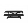 Station assis debout BAKKER ELKHUIZEN Sit-Stand Desk Riser2 Noir-[product_reference]-Betterwork - Solutions ergonomiques - Télét