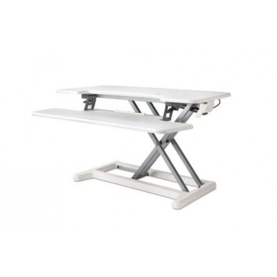 Station assis debout BAKKER ELKHUIZEN Sit-Stand Desk Riser2 Blanc