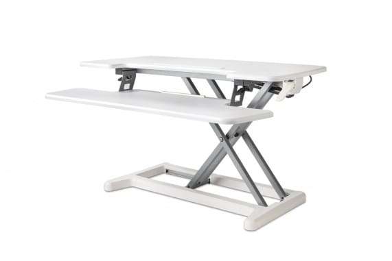 Station assis debout BAKKER ELKHUIZEN Sit-Stand Desk Riser2 Blanc-[product_reference]-Betterwork - Solutions ergonomiques - Télé
