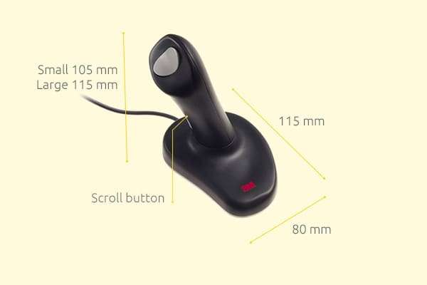 Souris joystick verticale BAKKER ELKHUIZEN Anir Mouse Wireless - 5