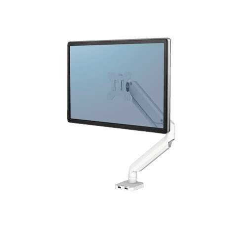 Bras porte-écran simple Fellowes Platinum Series Blanc 8056201-[product_reference]-Betterwork - Solutions ergonomiques - Télétra