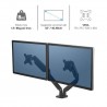 Bras porte-écrans double Fellowes Platinum Series Blanc 8056301-[product_reference]-Betterwork - Solutions ergonomiques - Télétr