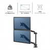 Bras porte-écrans double vertical Fellowes Platinum Series Noir 8042601 - 2