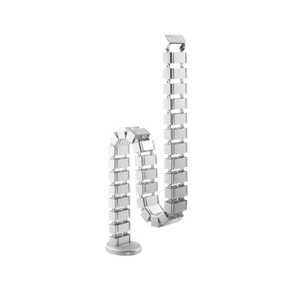 Pasacables vertical articulado Kimex 070-1013 Longitud 130cm Gris