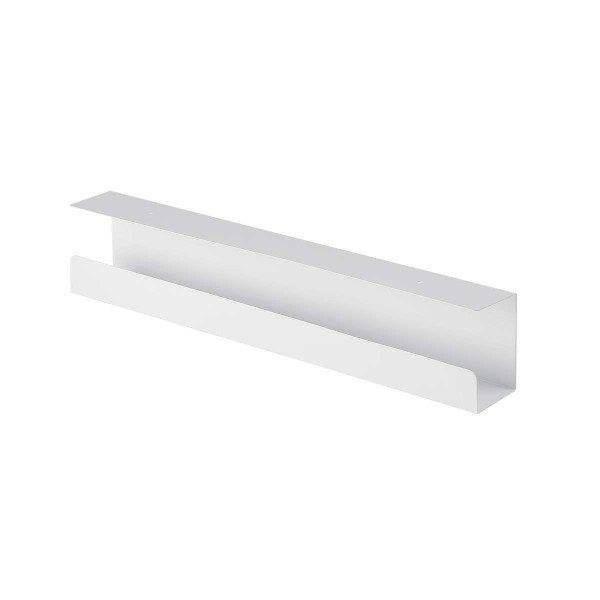 Kimex 150-3103 pasacables horizontal para oficina 60 cm Blanco