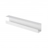 Goulotte passe-câbles horizontale de bureau Kimex 150-3103 60 cm Blanc-[product_reference]-Betterwork - Solutions ergonomiques -