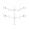 Bras quatre écrans-[product_reference]-Betterwork - Solutions ergonomiques - Télétravail