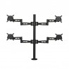 Bras quatre écrans-[product_reference]-Betterwork - Solutions ergonomiques - Télétravail