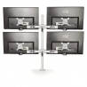Bras quatre écrans-[product_reference]-Betterwork - Solutions ergonomiques - Télétravail