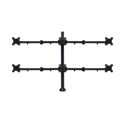 Support bras 6 écrans Noir-[product_reference]-Betterwork - Solutions ergonomiques - Télétravail