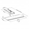 Support clavier coulissant de bureau KIMEX 150-4000 Noir-[product_reference]-Betterwork - Solutions ergonomiques - Télétravail