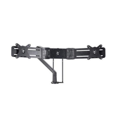 Rail double écran pour bras Libero Noir-[product_reference]-Betterwork - Solutions ergonomiques - Télétravail