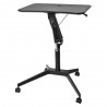 Petit bureau REKT R-DESK MOBILE Sofa Edition Noir (65 à 95 cm de hauteur)-[product_reference]-Betterwork - Solutions ergonomique