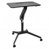 Petit bureau REKT R-DESK MOBILE Sofa Edition Noir (65 à 95 cm de hauteur)-[product_reference]-Betterwork - Solutions ergonomique