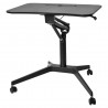 Petit bureau REKT R-DESK MOBILE Sofa Edition Noir (65 à 95 cm de hauteur)-[product_reference]-Betterwork - Solutions ergonomique