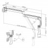 Support mural ultra-long pour écran et moniteur TV 17´´- 32´´-[product_reference]-Betterwork - Solutions ergonomiques - Télétrav
