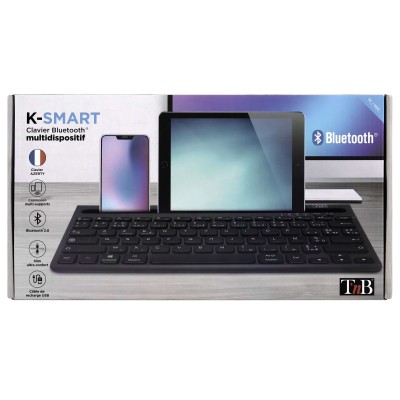 Clavier Bluetooth T'nB multi-device (tablette, smartphone et ordinateur)