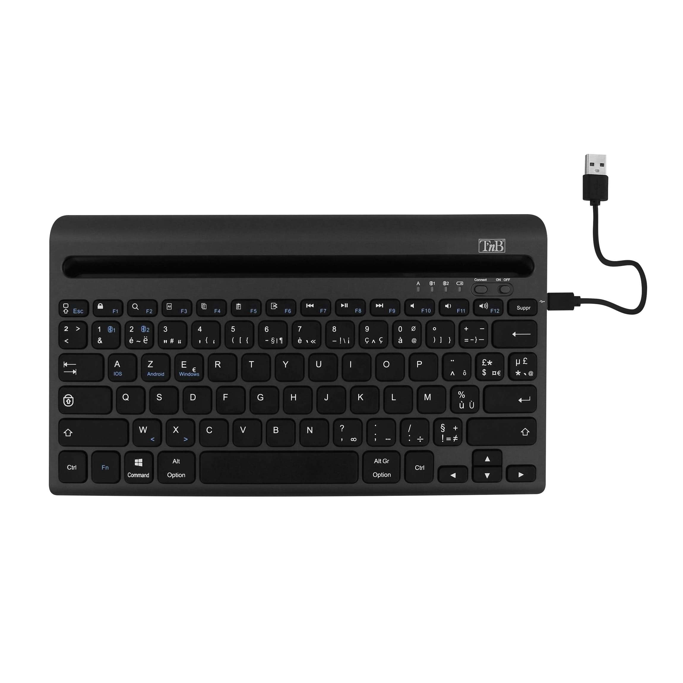 Clavier Bluetooth T'nB multi-device (tablette, smartphone et ordinateur) - 4