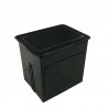 Boîtier de table encastrable 2xRJ45, VGA, HDMI, VIDEO, Prise 220V,  Noir-[product_reference]-Betterwork - Solutions ergonomiques