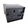 Boîtier de table encastrable 2xRJ45, USB 2.0, HDMI, Prise 220V, Gris-[product_reference]-Betterwork - Solutions ergonomiques - T