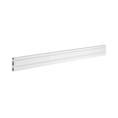 Kit rail de fixation Slatwall, 120cm avec 2 pieds de table